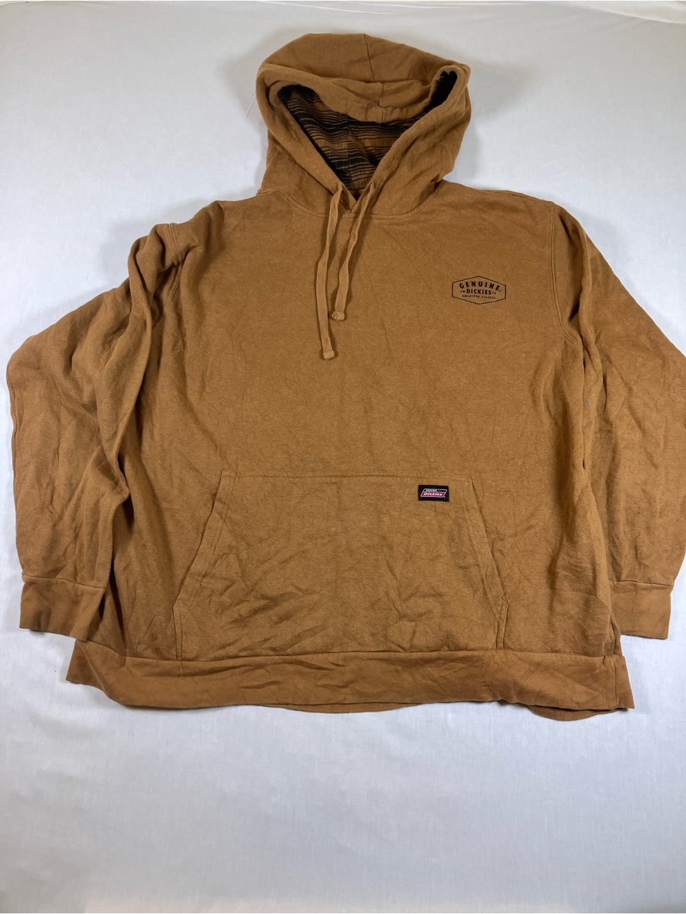 Dickies Men's Caramel Brown Hooded Sweatshirt